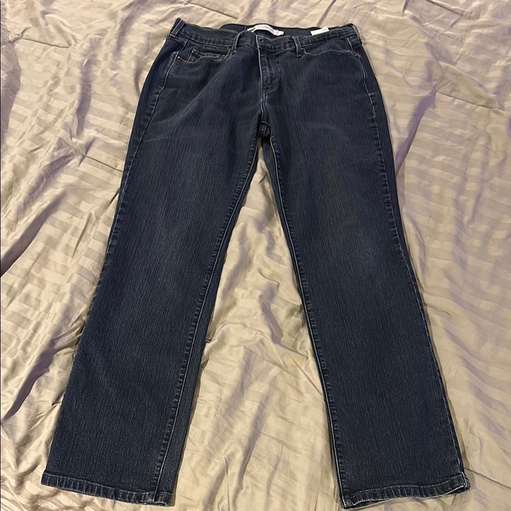 Levi's Blue Straight Leg Jeans Classic Denim